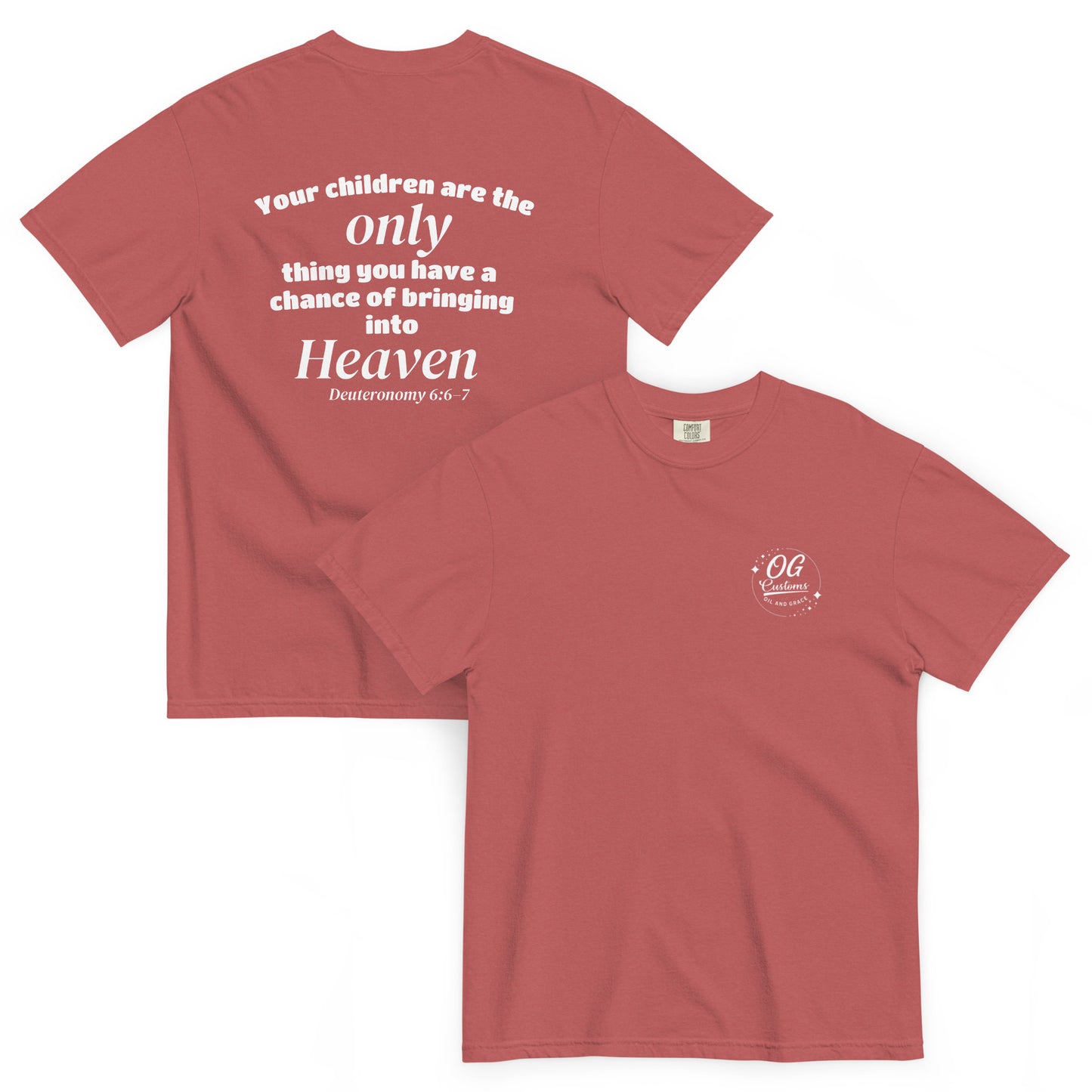 Deuteronomy 6:6–7 T Shirt Design  image 2