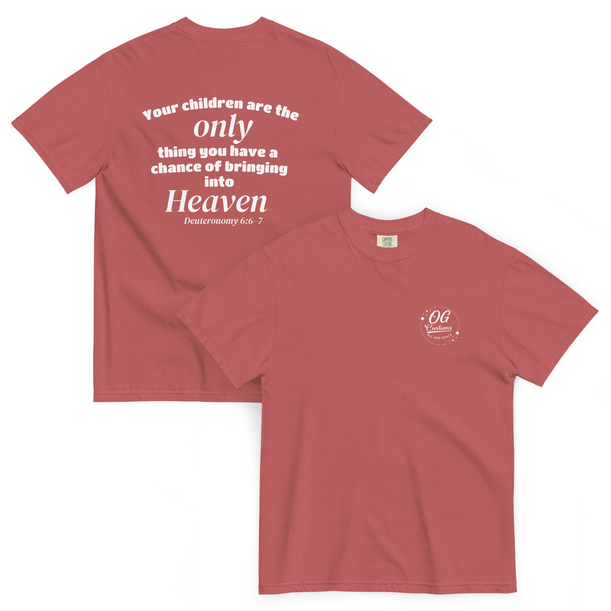 Deuteronomy 6:6–7 T Shirt Design  image 2