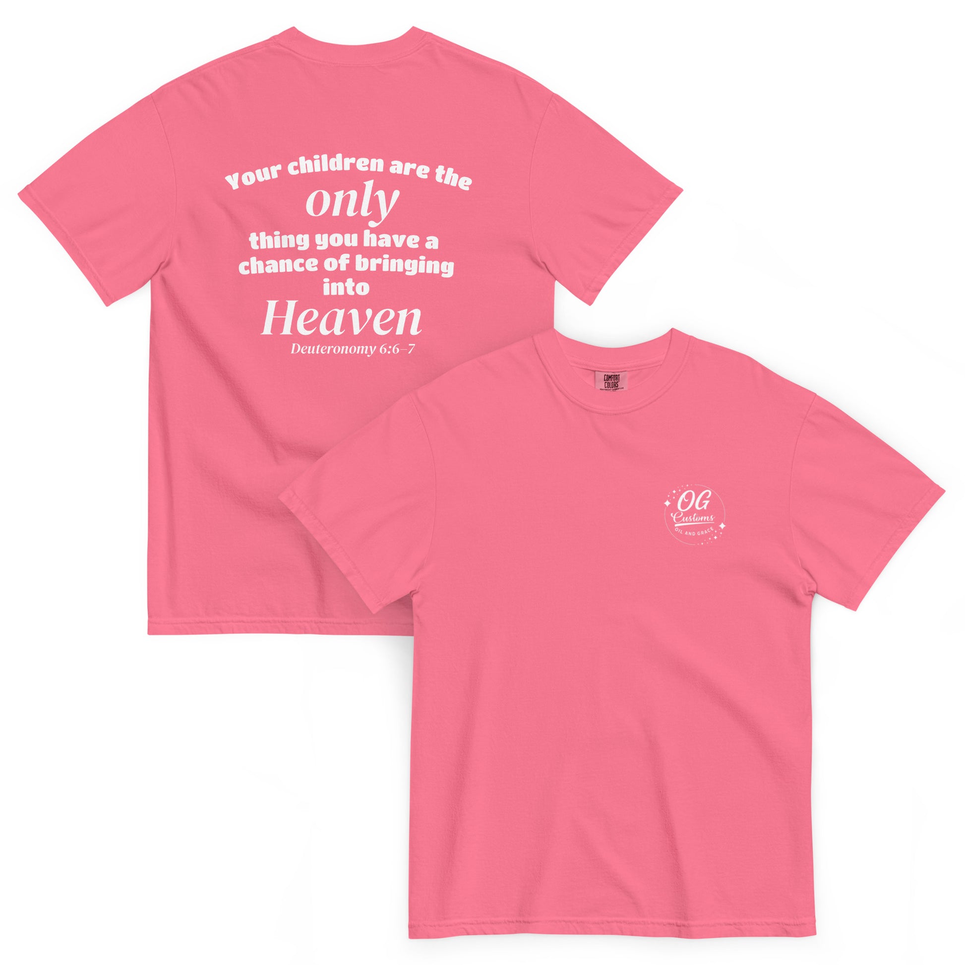 Deuteronomy 6:6–7 T Shirt Design  image 3